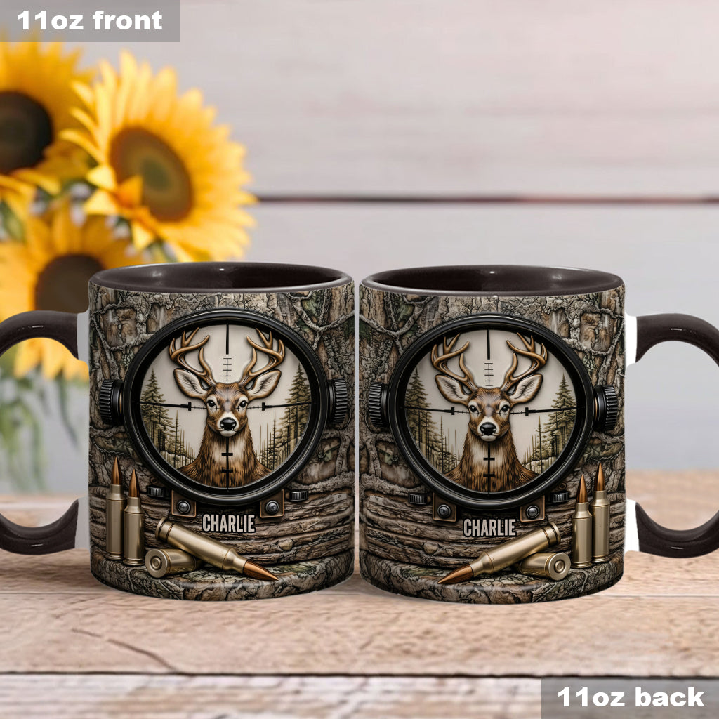 Deer Hunting, Hunter Gift - Personalized Hunting Accent Mug & Coaster