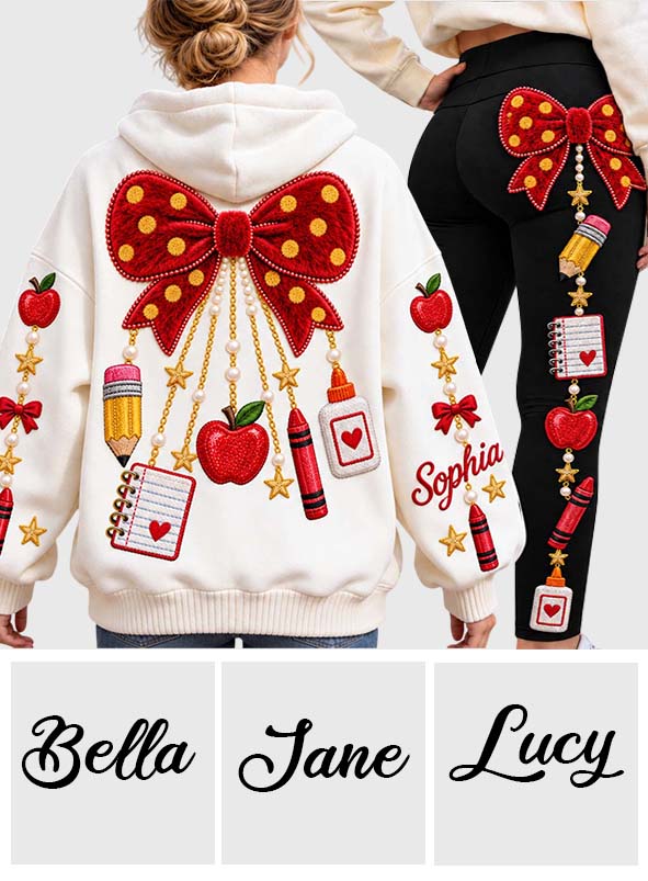 Teacher Life - Personalized Teacher Hoodie and Leggings