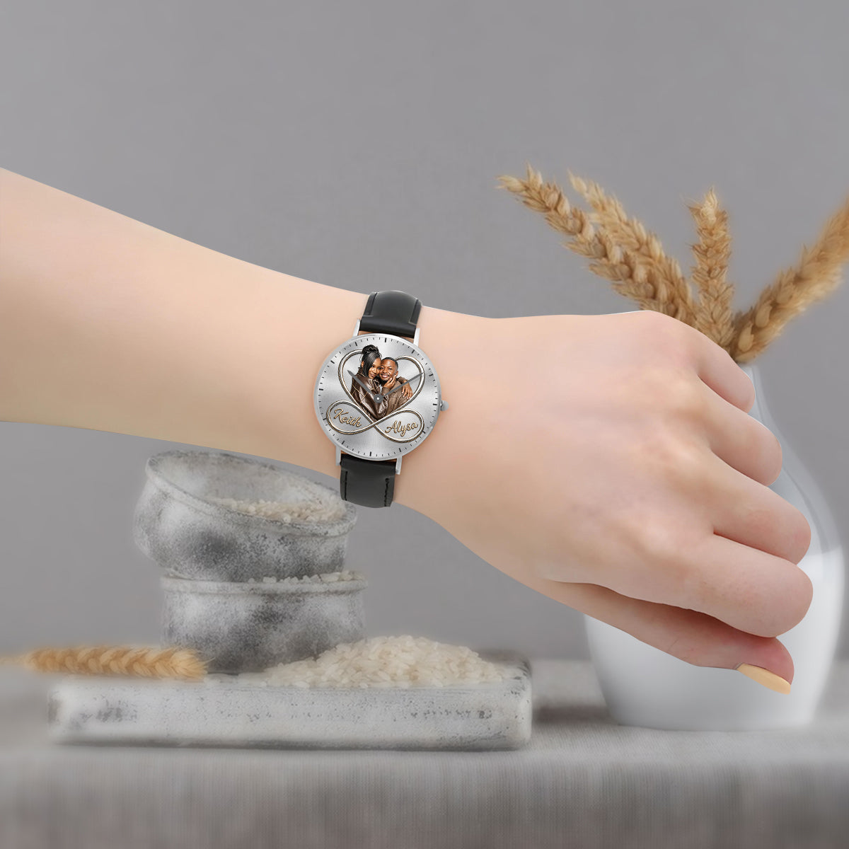 I Love You - Personalized Couple Hand Watch