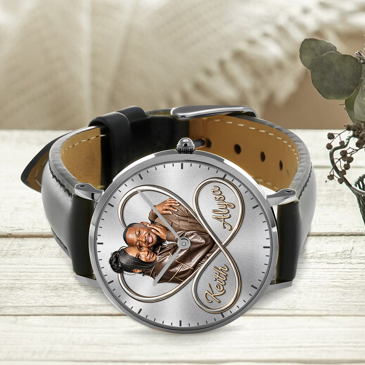 I Love You - Personalized Couple Hand Watch