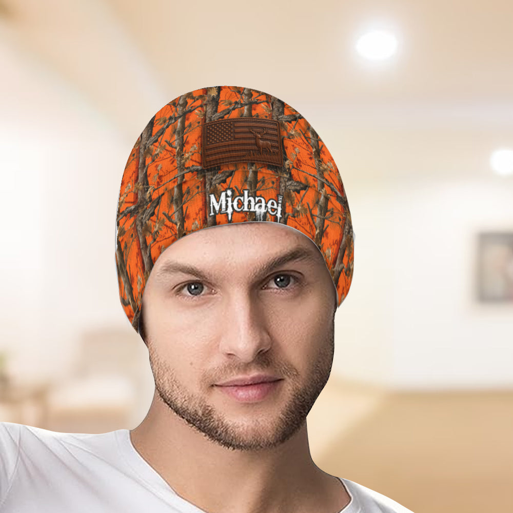 Camo Hunting - Personalized Hunting Beanie Hat