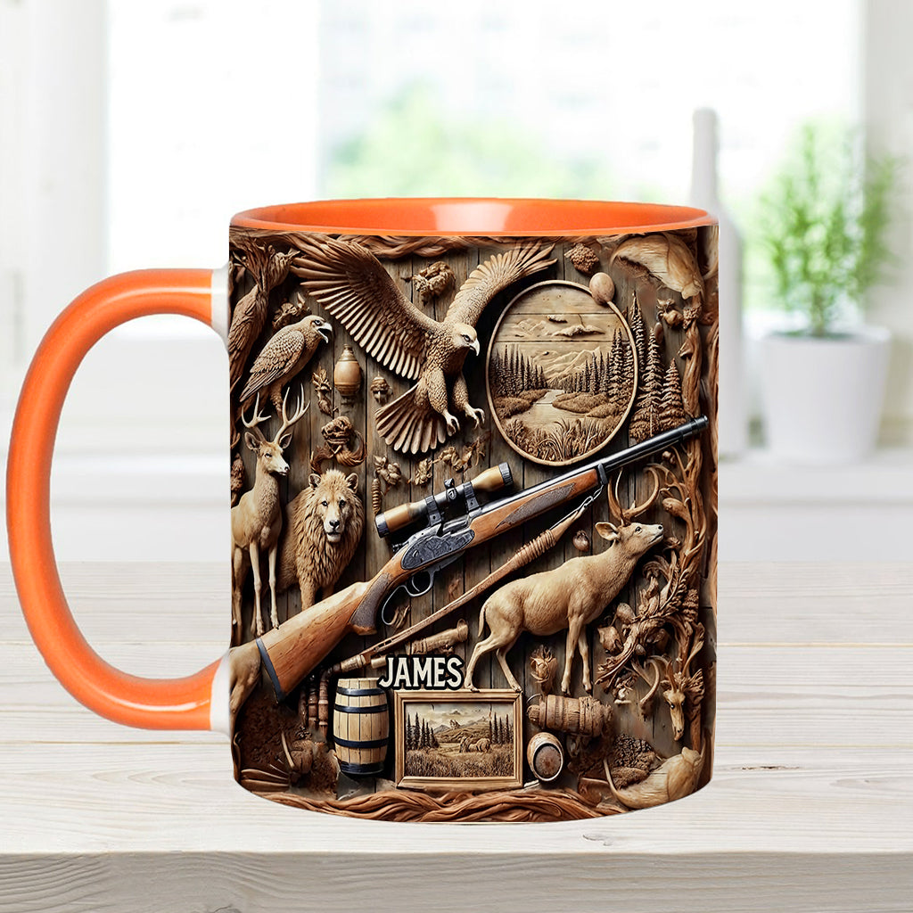 Love Hunting - Personalized Hunting Accent Mug