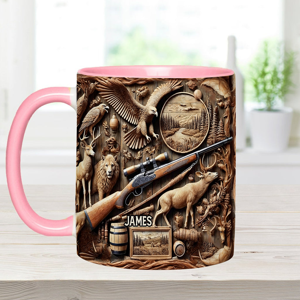 Love Hunting - Personalized Hunting Accent Mug
