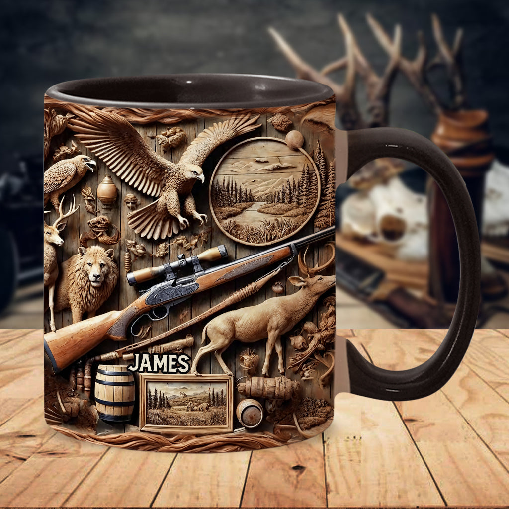 Love Hunting - Personalized Hunting Accent Mug