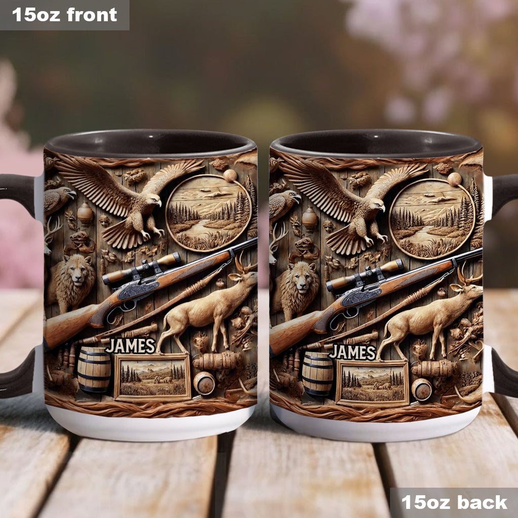 Love Hunting - Personalized Hunting Accent Mug