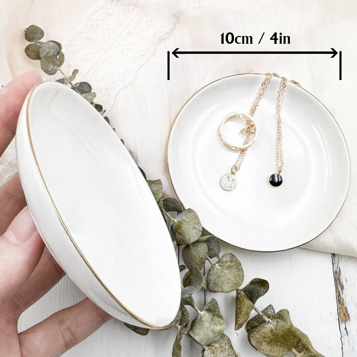 Colorful Life - Personalized Dragonfly Fully Printed Jewelry Dish