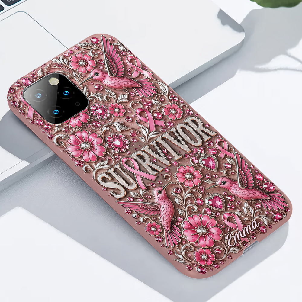 Breast Cancer Awareness - Personalized Breast Cancer Awareness Full Print Phone Case