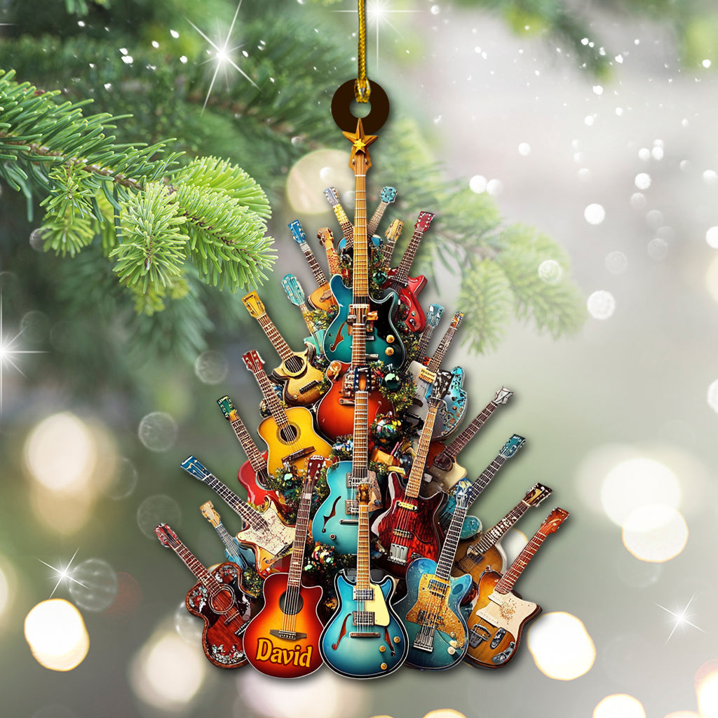 Awesome Guitar - Personalized Guitar Ornament