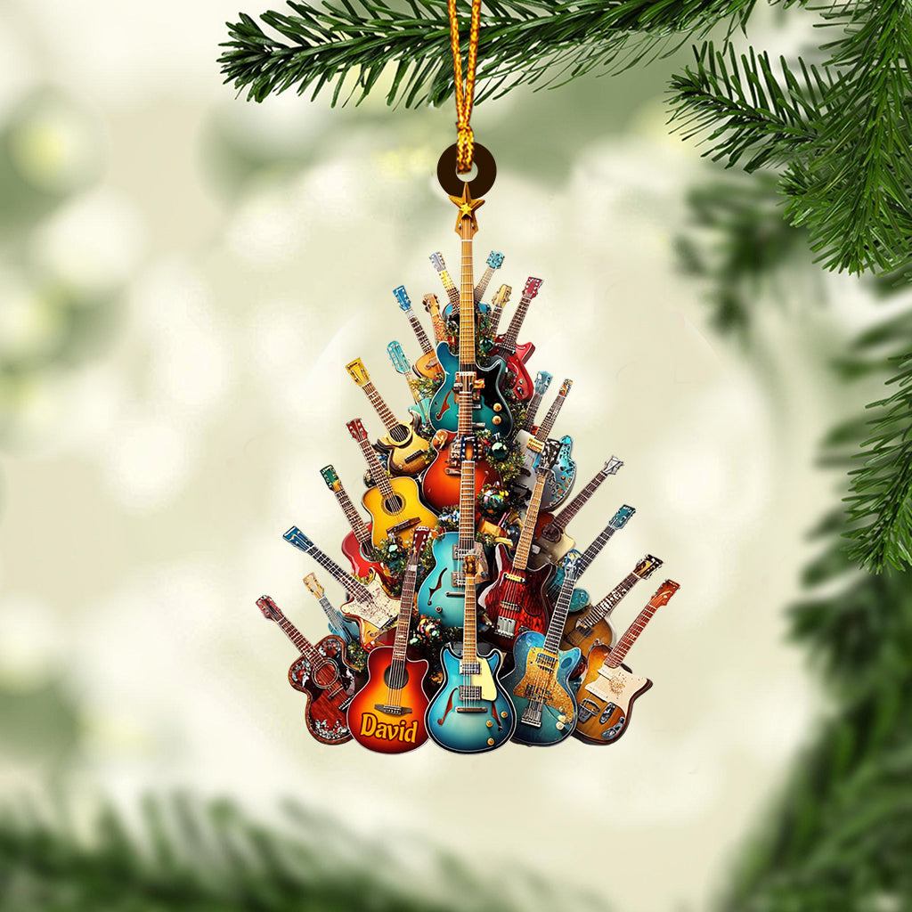 Awesome Guitar - Personalized Guitar Ornament