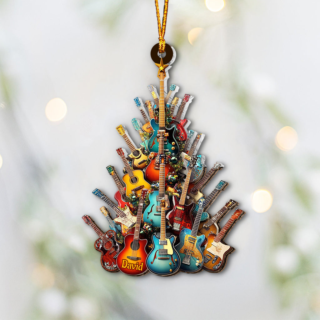 Awesome Guitar - Personalized Guitar Ornament