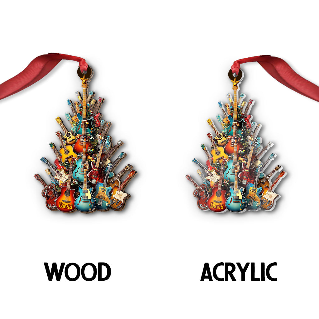 Awesome Guitar - Personalized Guitar Ornament