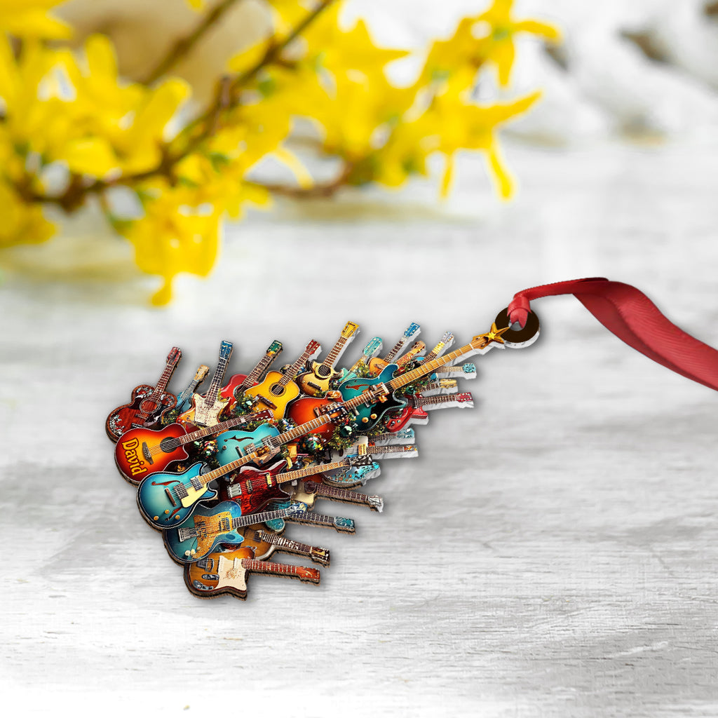 Awesome Guitar - Personalized Guitar Ornament