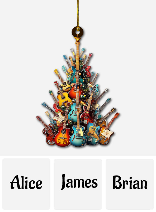 Awesome Guitar - Personalized Guitar Ornament