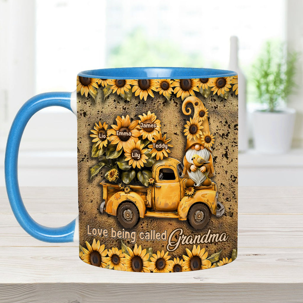Love Grandma - Personalized Grandma Accent Mug