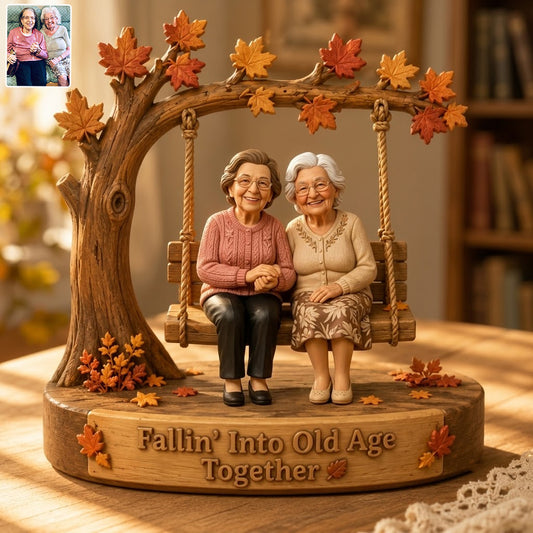 Bestie Gift - Personalized Bestie Custom Shaped Wood Plaque