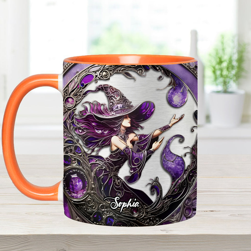 Beautiful Witch - Personalized Witch Accent Mug