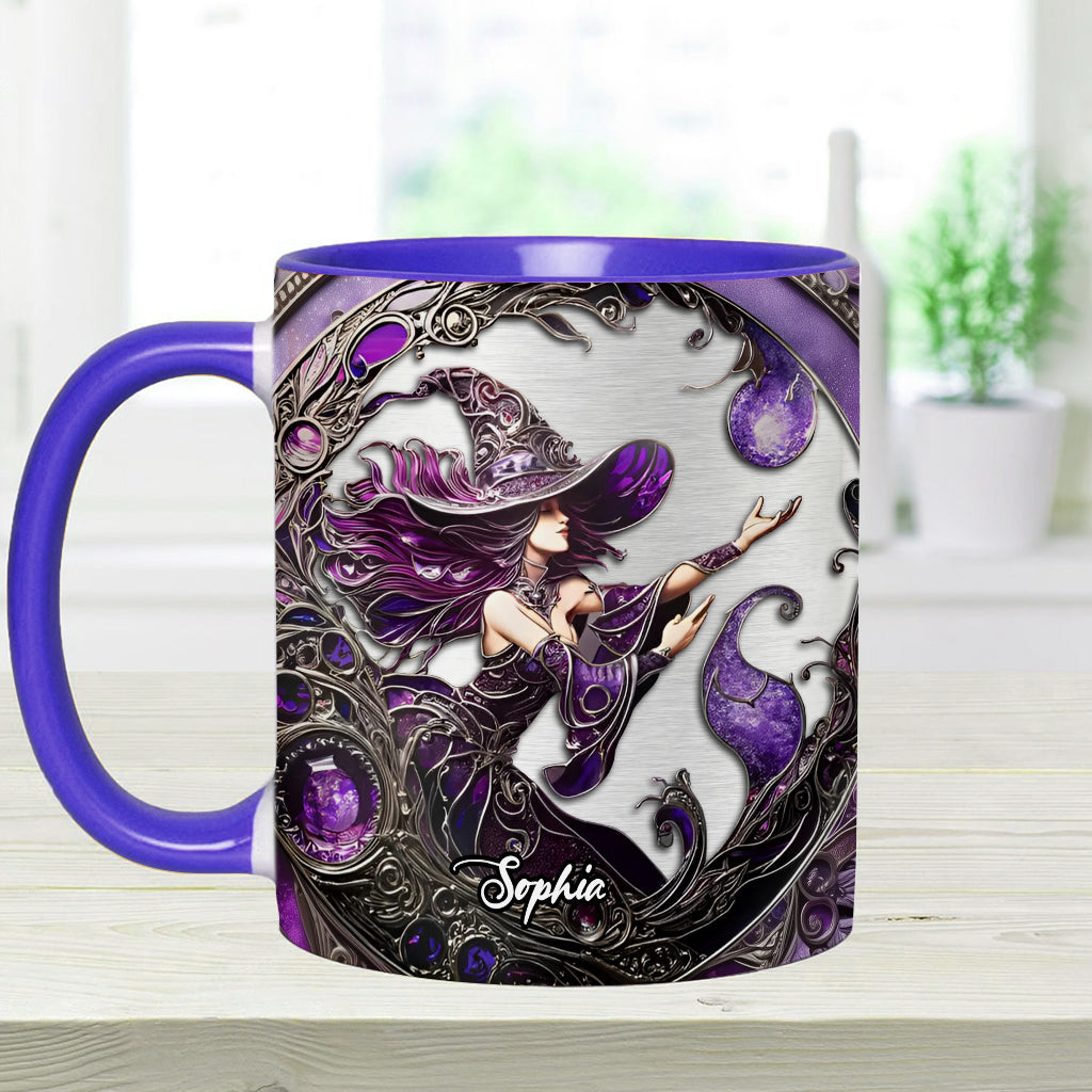 Beautiful Witch - Personalized Witch Accent Mug