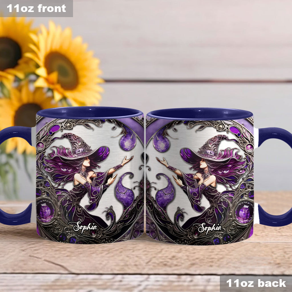 Beautiful Witch - Personalized Witch Accent Mug