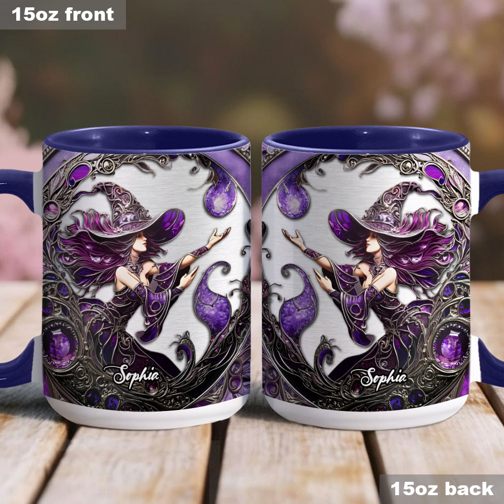 Beautiful Witch - Personalized Witch Accent Mug