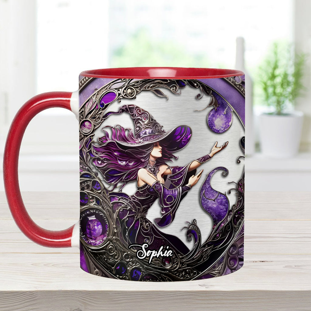 Beautiful Witch - Personalized Witch Accent Mug