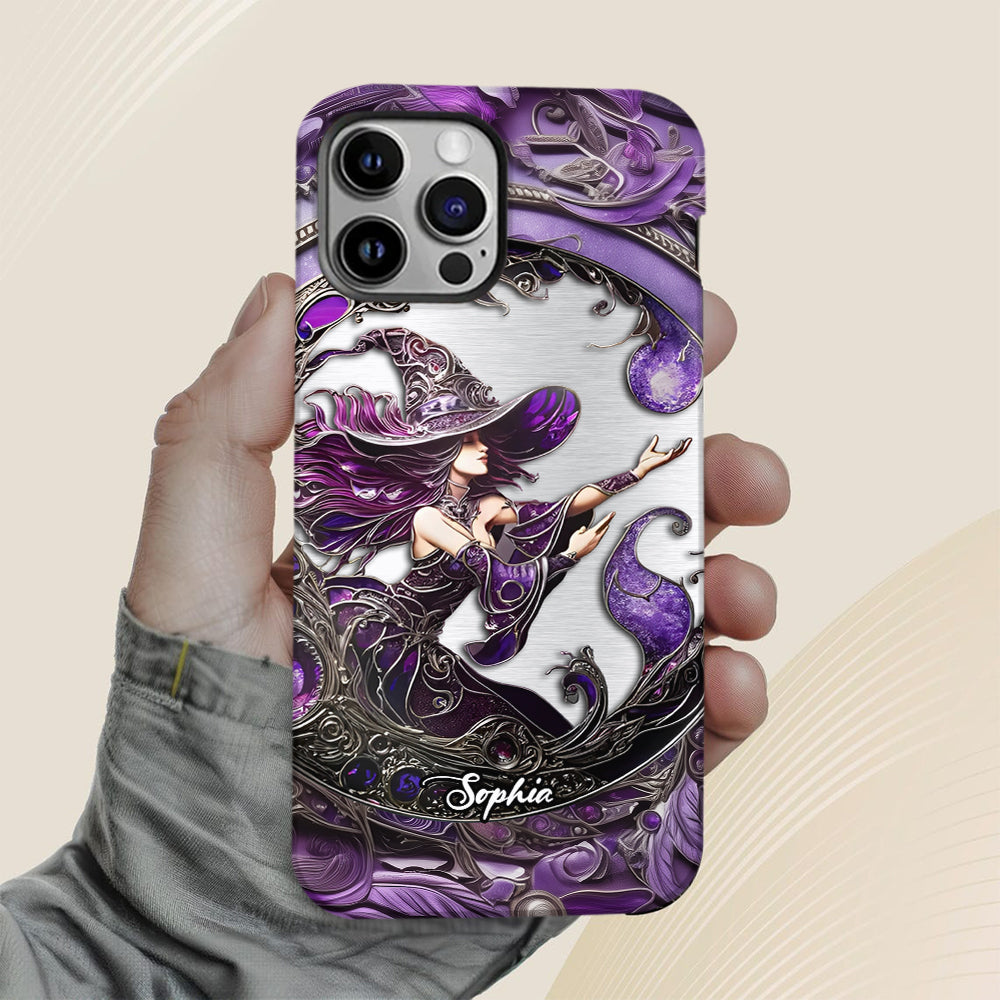 Beautiful Witch - Personalized Witch Full Print Phone Case
