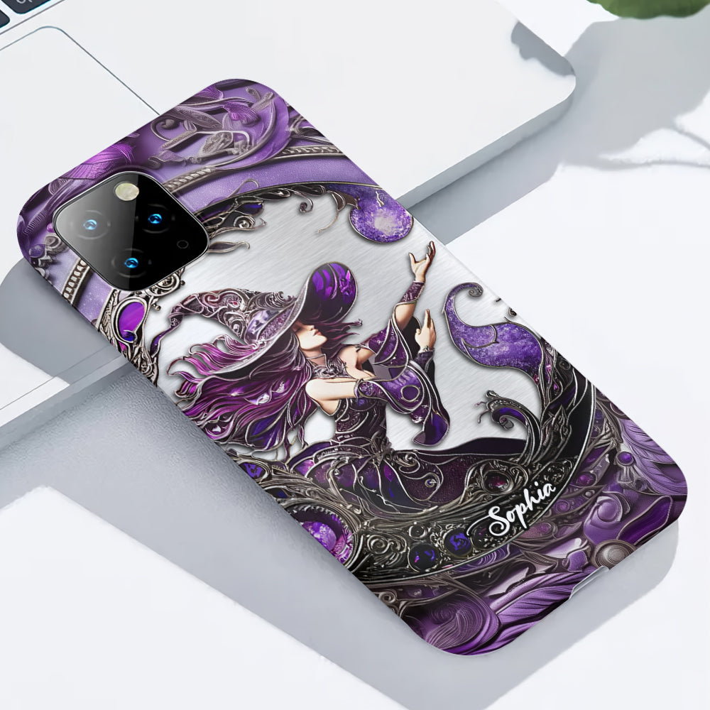 Beautiful Witch - Personalized Witch Full Print Phone Case