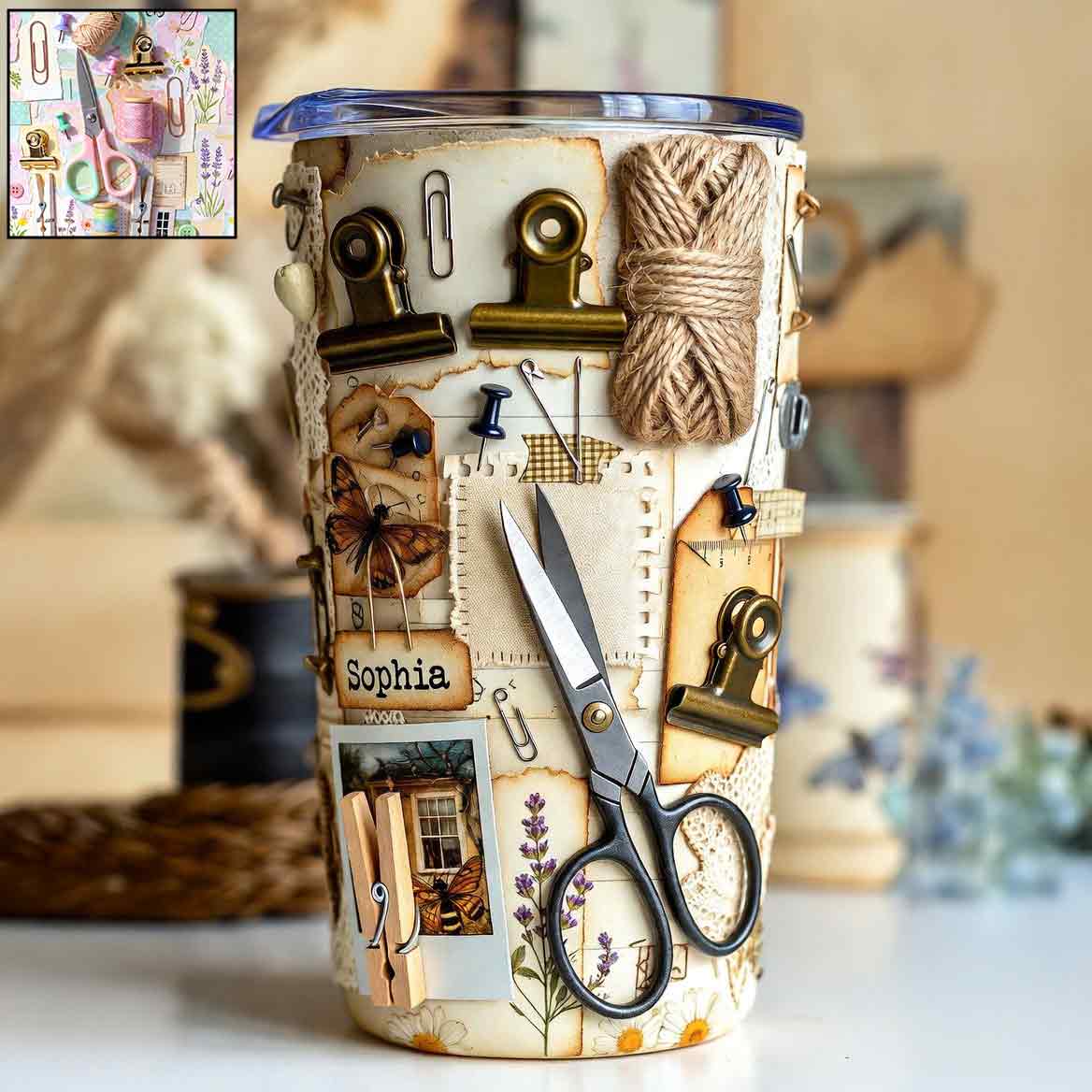 Love Scrapbooking - Personalized Scrapbooking Tumbler