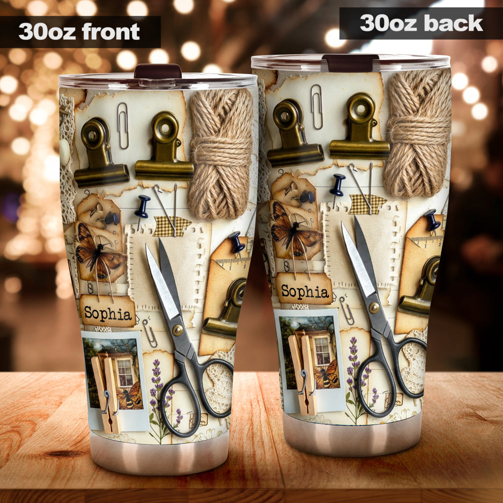 Love Scrapbooking - Personalized Scrapbooking Tumbler