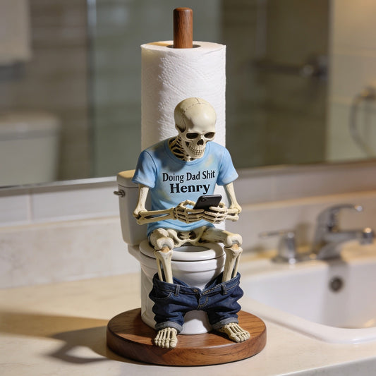 Doing Dad Sh*t - Personalized Father Paper Towel Stand