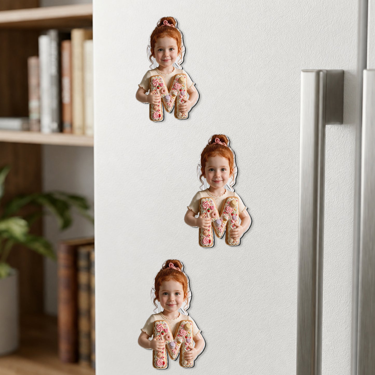 Sweet Little Letters - Personalized Kid 3D Magnet