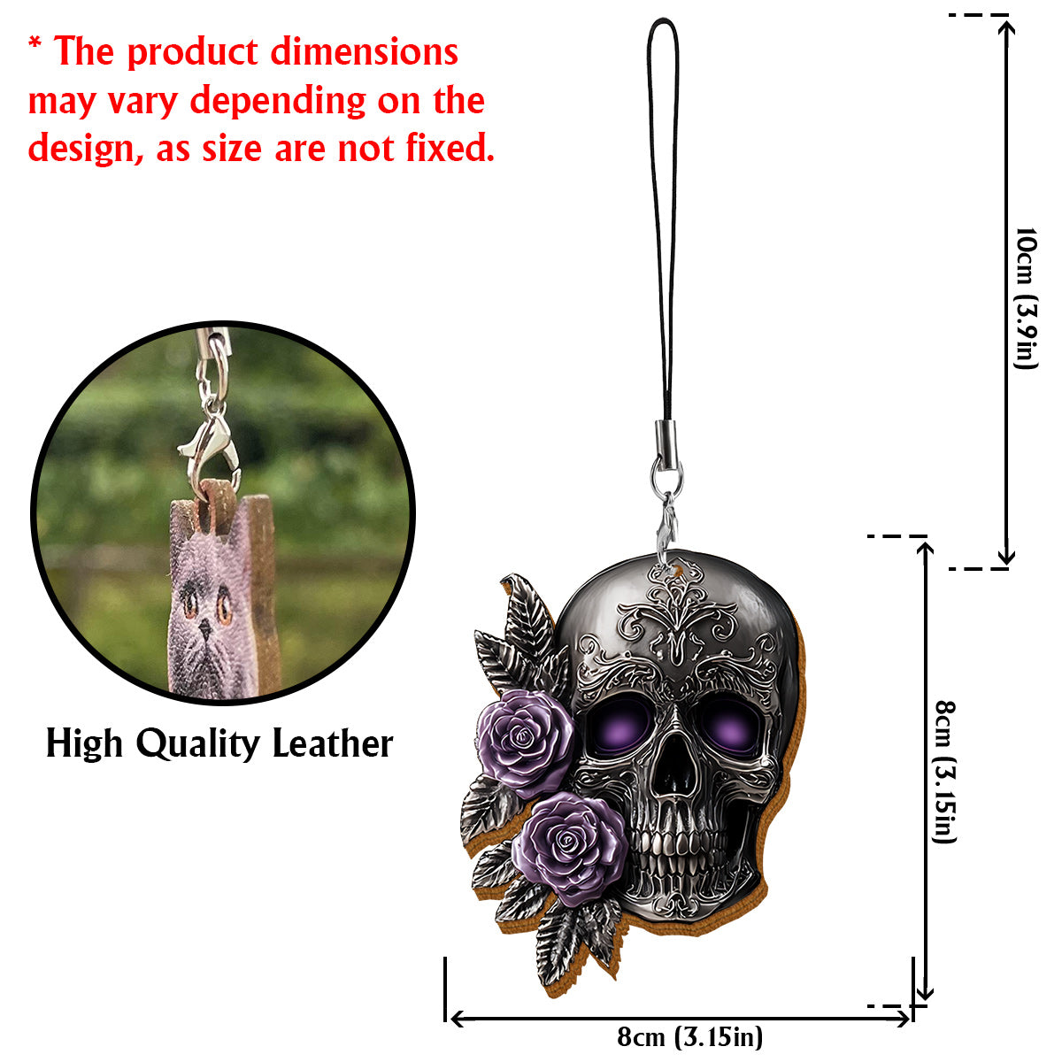 Skull And Roses - Personalized Skull Wallet Phone Case