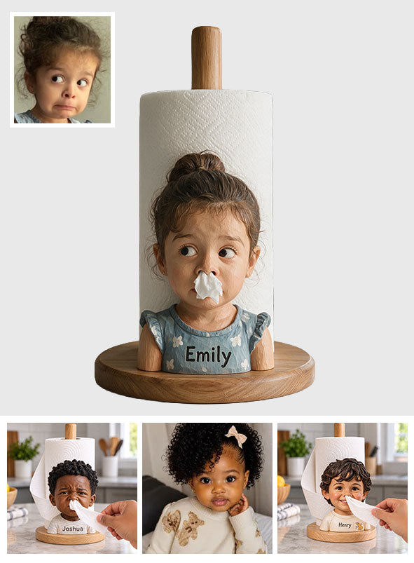 Achoo! - Personalized Kid Paper Towel Stand