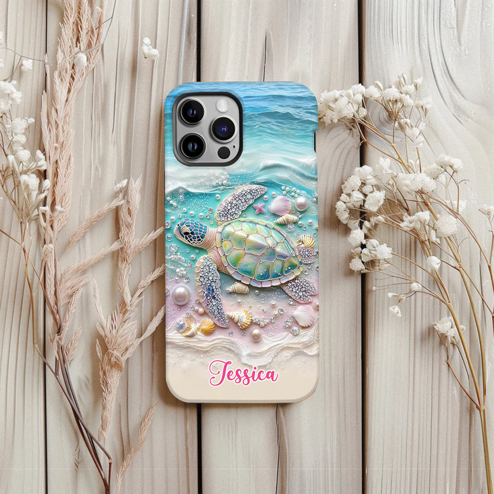 Love Turtles - Personalized Turtle Full Print Phone Case