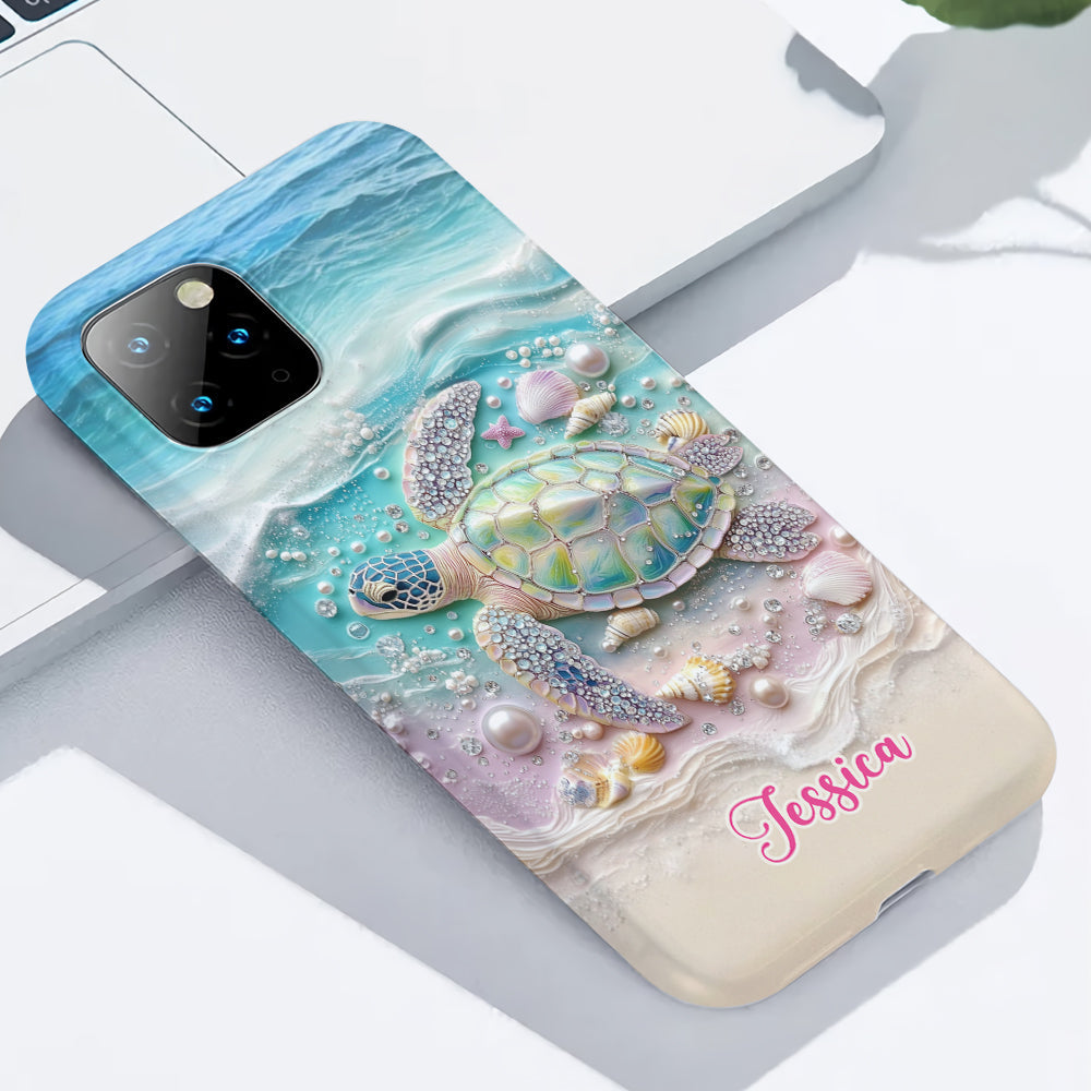 Love Turtles - Personalized Turtle Full Print Phone Case