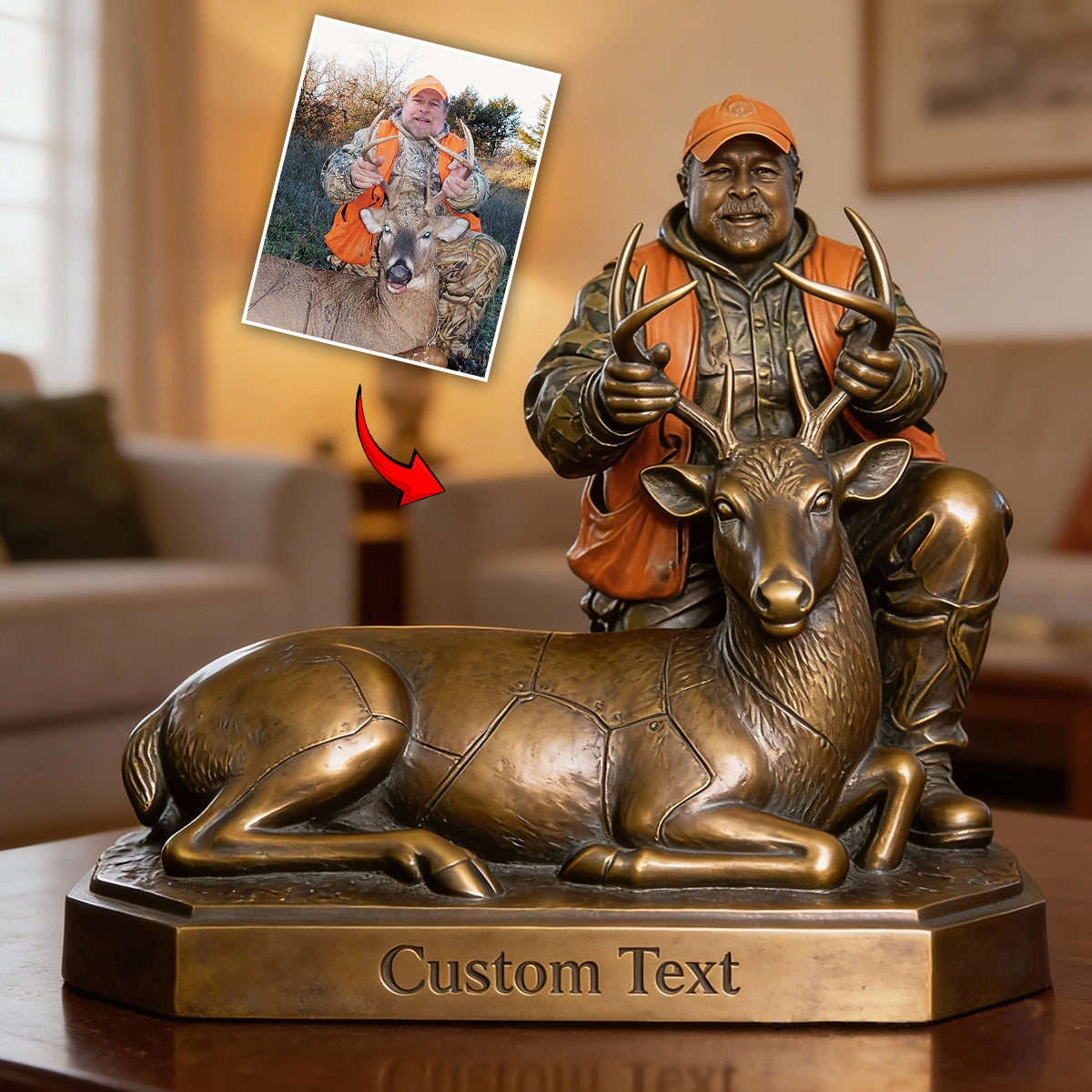 Love Hunting - Personalized Hunting Custom Shaped Acrylic Plaque