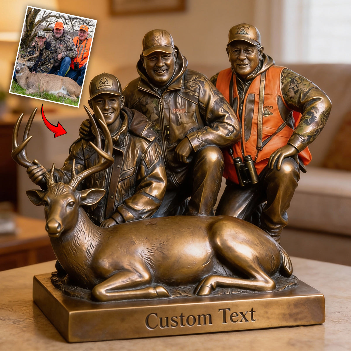 Love Hunting - Personalized Hunting Custom Shaped Acrylic Plaque