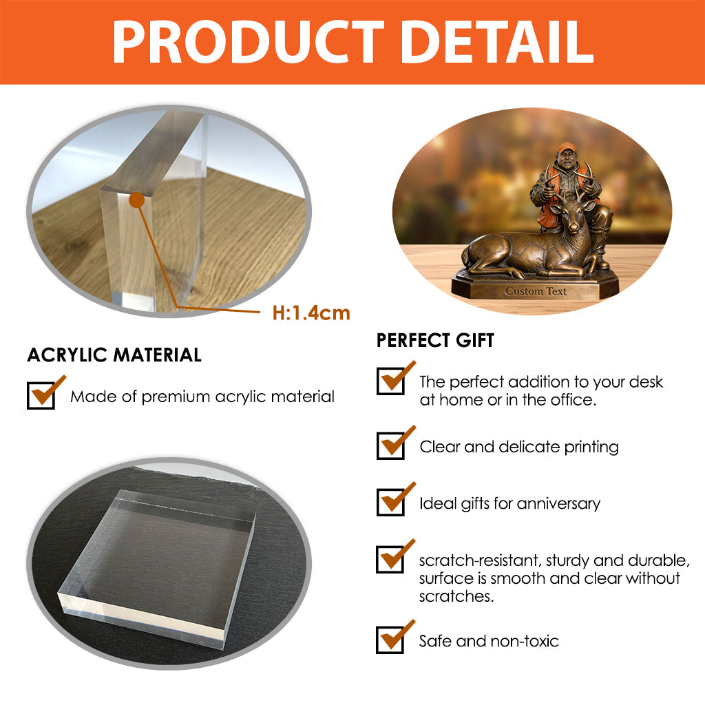 Love Hunting - Personalized Hunting Custom Shaped Acrylic Plaque