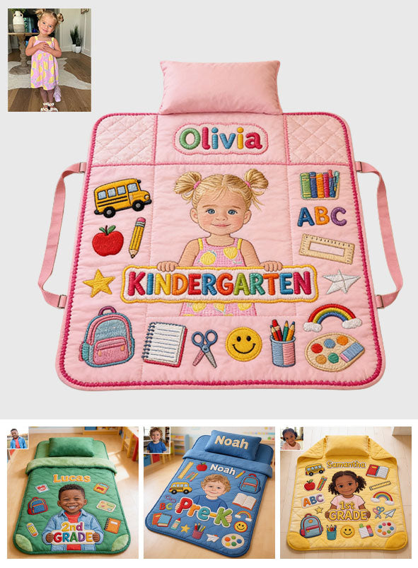 Back To School - Personalized Kid Nap Mat
