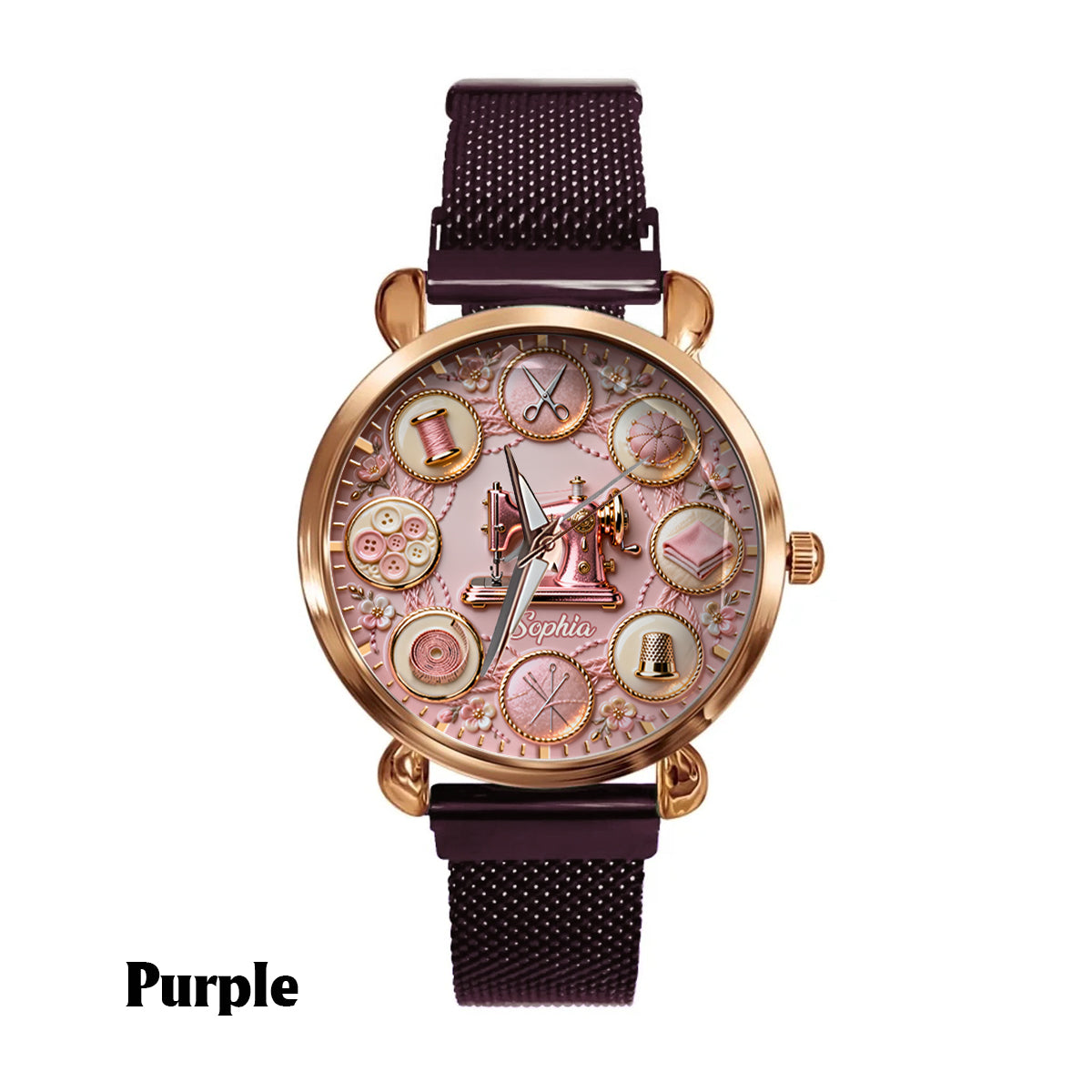 Love Sewing - Personalized Sewing Women Hand Watch