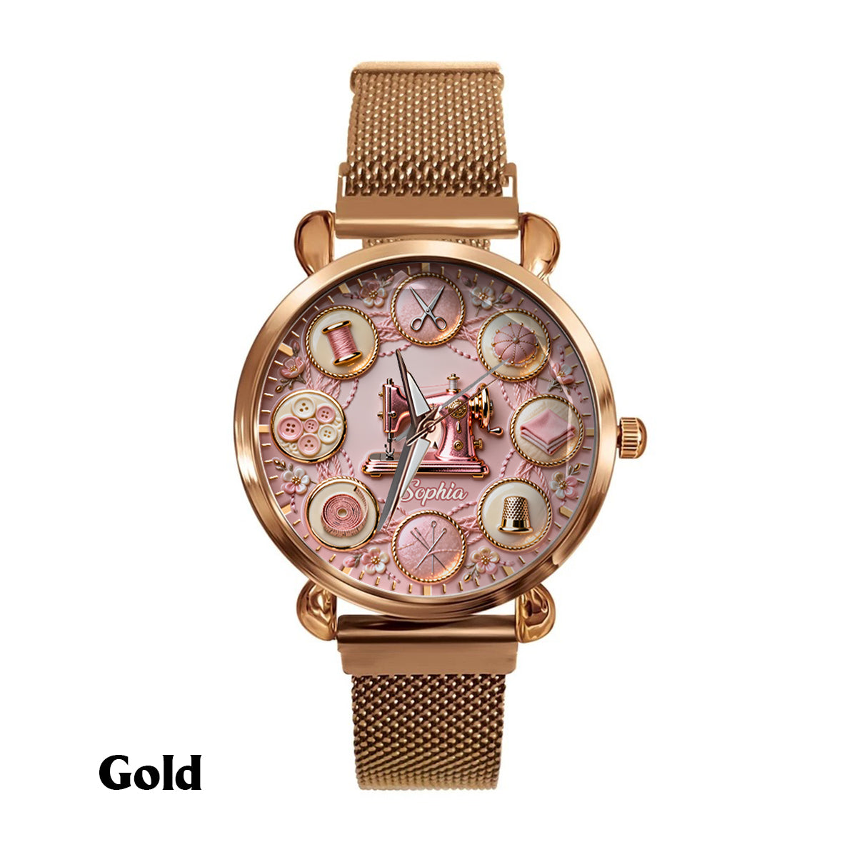 Love Sewing - Personalized Sewing Women Hand Watch
