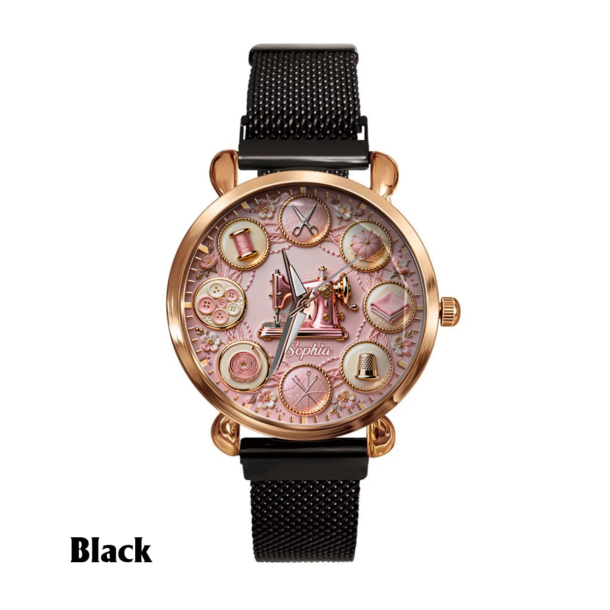 Love Sewing - Personalized Sewing Women Hand Watch