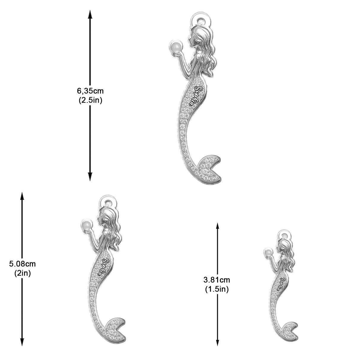 Elegant Mermaid - Personalized Sea Lover Earrings