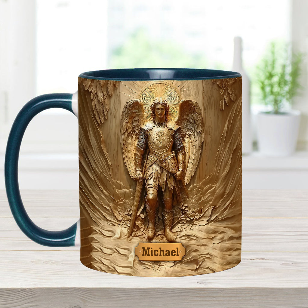 Archangel Michael - Personalized Christian Accent Mug