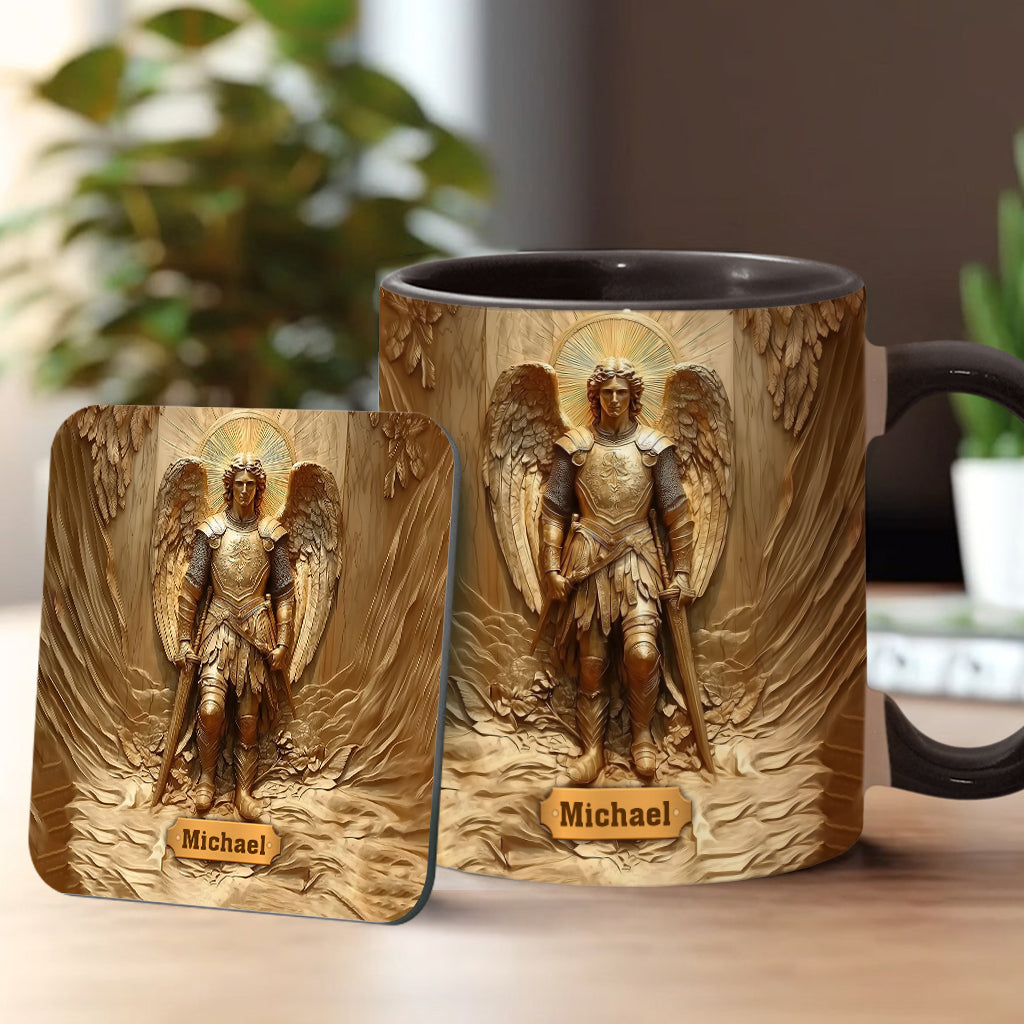 Archangel Michael - Personalized Christian Accent Mug
