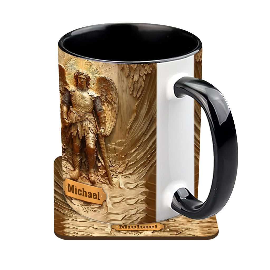 Archangel Michael - Personalized Christian Accent Mug
