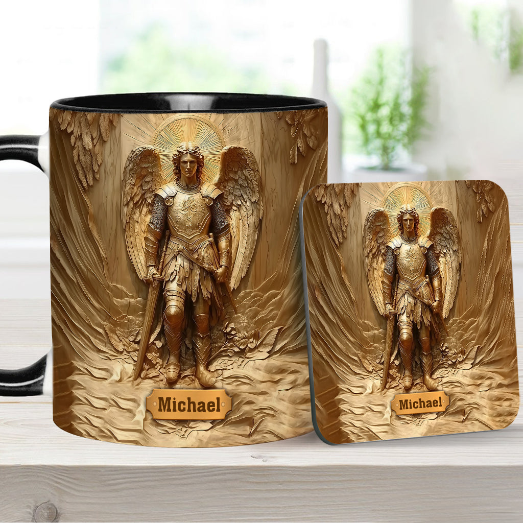 Archangel Michael - Personalized Christian Accent Mug
