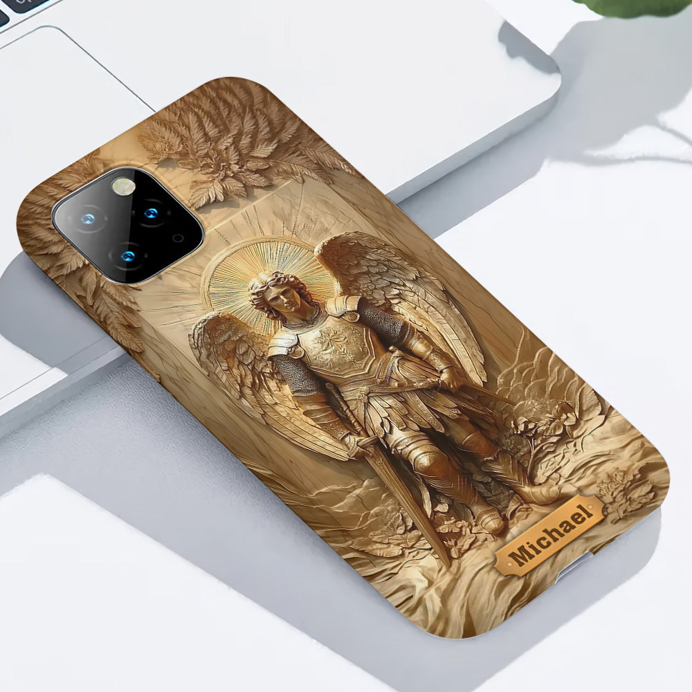 Archangel Michael - Personalized Christian Full Print Phone Case