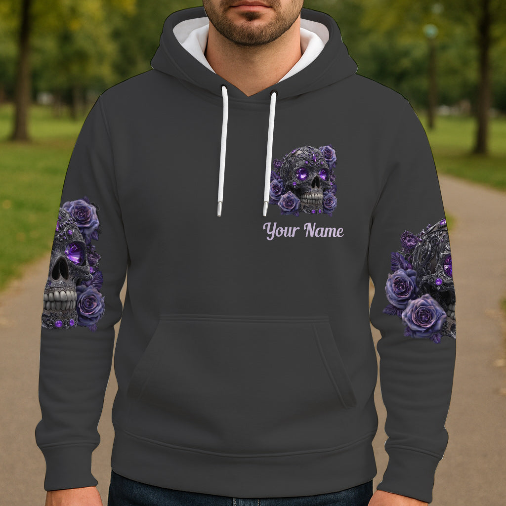 Sparkle Skull - Personalized Skull All Over Shirt