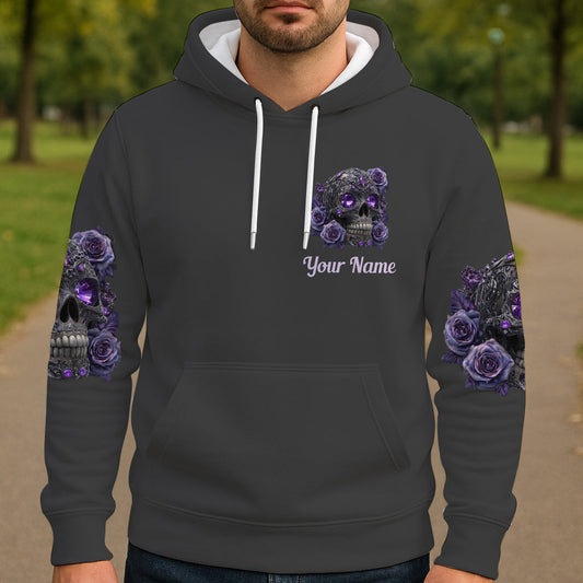 Sparkle Skull - Personalized Skull All Over Shirt