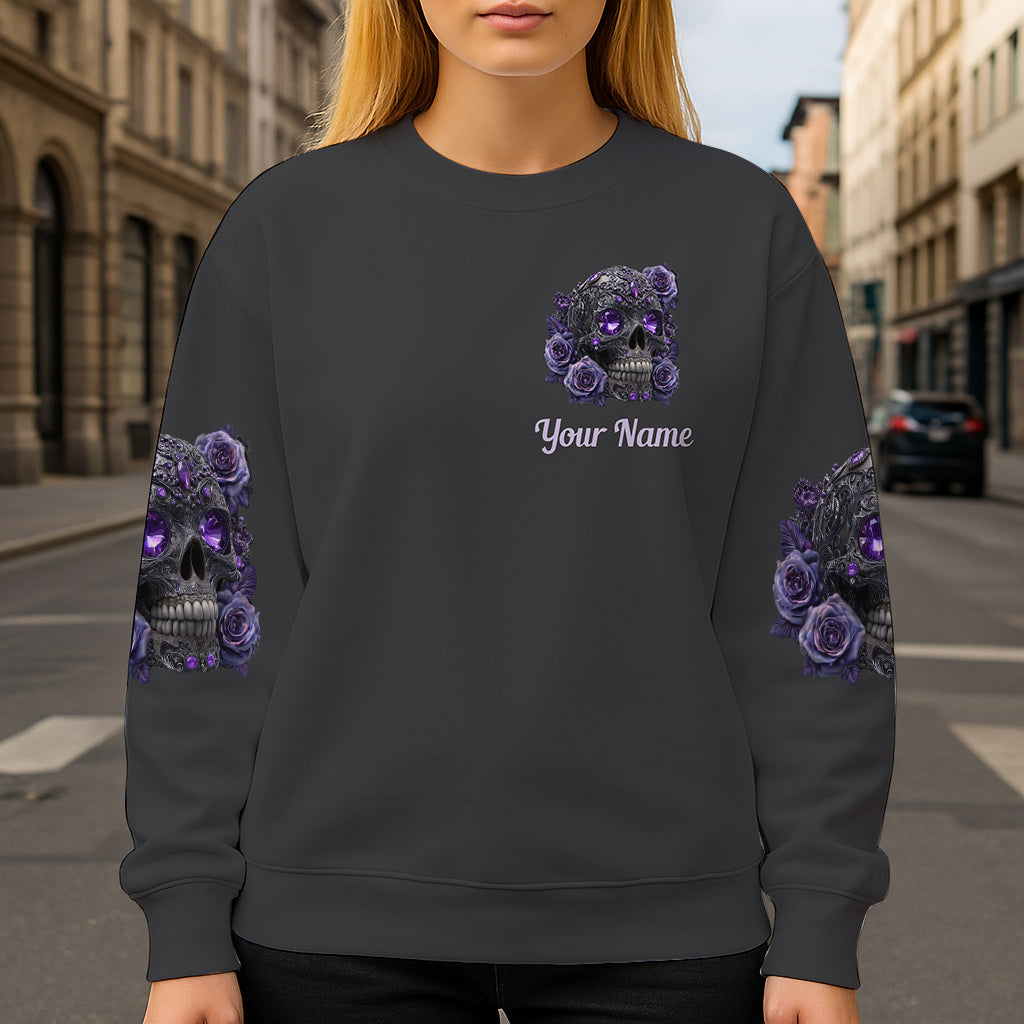 Sparkle Skull - Personalized Skull All Over Shirt